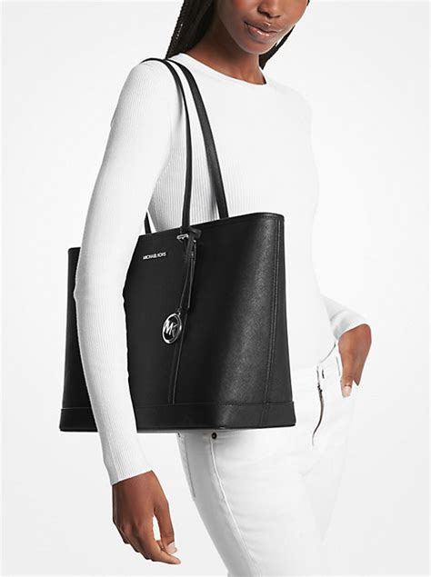 michael kors jet set travel carryall saffiano leather|jet set saffiano leather tote.